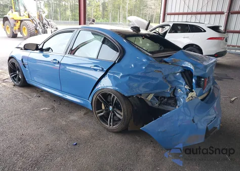 2015 BMW M3 z USA, uszkodzony, nr VIN WBS3C9C50FP805134